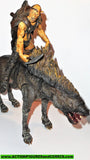 Lord of the Rings WARG BEAST & SHARKU RIDER toy biz complete hobbit