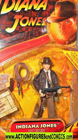 INDIANA JONES LAST Crusade INDY w/ MACHINE GUN Figure 3.75" Hasbro 2008 INDIANA JONES LAST Crusade INDY w/ MACHINE GUN Figure 3.75" Hasbro 2008