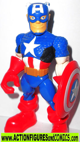 Marvel Playskool Heroes CAPTAIN AMERICA 5 inch 2012 universe
