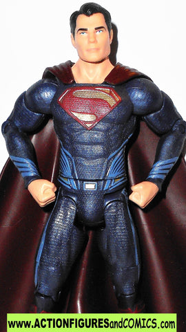 dc universe classics SUPERMAN man of steel movie masters DARK RED BLUE