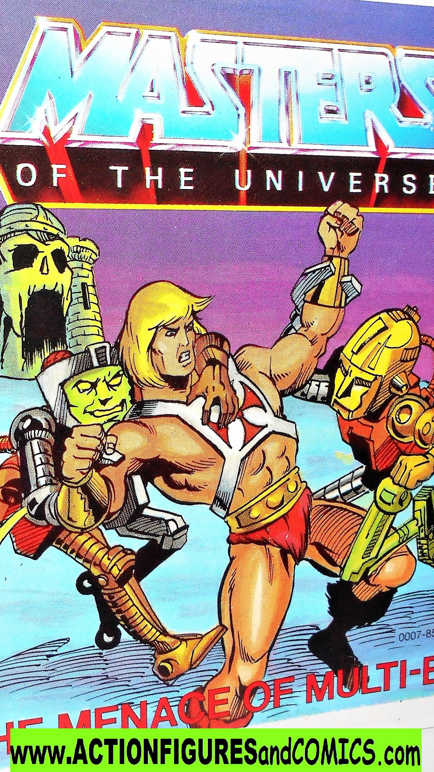 Masters of the Universe MENACE of MULTI-BOT 1987