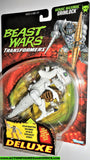 Transformers beast wars GRIMLOCK 1997 white dinobot velociraptor dinosaur moc