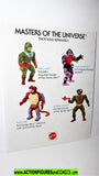 Masters of the Universe KING of the SNAKE MEN 1985 vintage mini comic