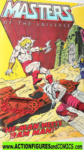 Masters of the Universe HE-MAN meets RAM MAN 1983 vintage mini comic