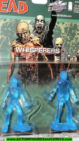 The Walking Dead WHISPERERS blue 2 pack skybound megabox  moc