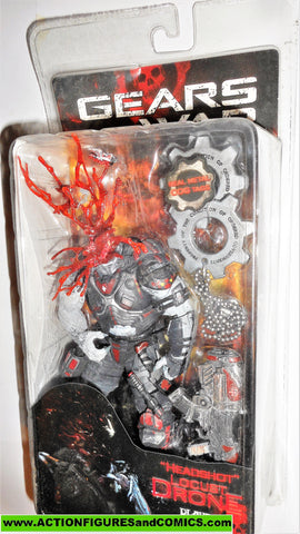 Gears of War HEADSHOT LOCUST DRONE Neca Player Select video