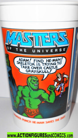Masters of the Universe Burger King CUP 1985 vintage he-man3