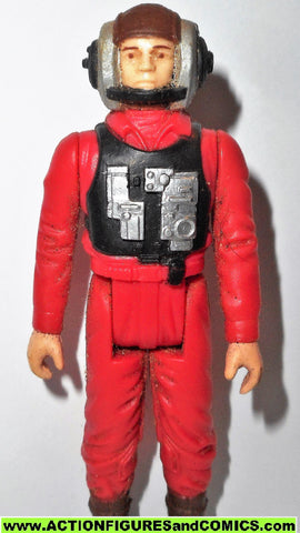 star wars action figures B-WING PILOT 1984 kenner vintage 100% complete