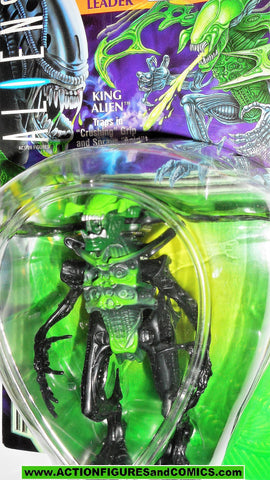 Aliens vs Predator kenner KING ALIEN green movie 1996 action figures moc