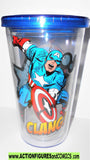 Marvel CAPTAIN AMERICA collector cup Jack Kirty retro art