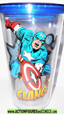 Marvel CAPTAIN AMERICA collector cup Jack Kirty retro art