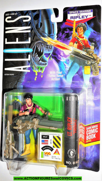 aliens vs predator kenner RIPLEY LT 1992 movie 1993 moc ...