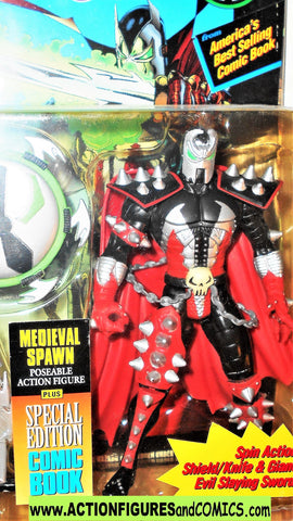 Spawn MEDIEVAL SPAWN 1994 series 1.5 black silver repaint moc