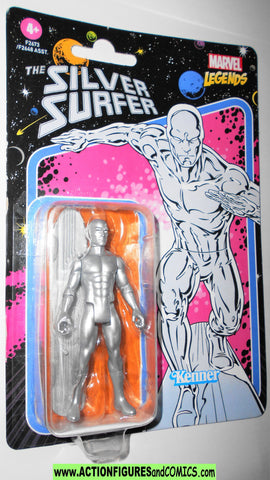 Marvel Hasbro Legends Series 3.75-inch Retro 375 Collection Silver Surfer  Action Figure Toy