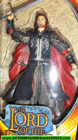 Lord of the Rings ARAGORN KING pelennor fields 2003 toybiz lotr moc