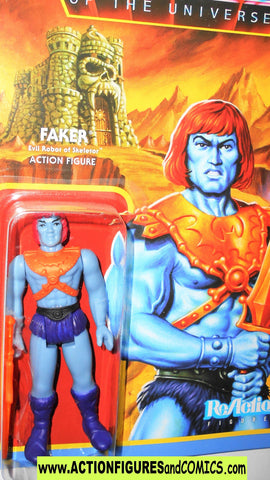 Masters of the Universe FAKER HE-MAN 2018 ReAction super7 moc