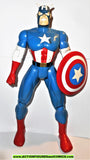 marvel universe toy biz CAPTAIN AMERICA 10 inch animated deluxe collectors action figures