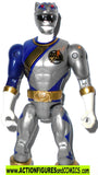 Power Rangers SILVER RANGER 5 inch Lunar Wolf wildforce bandai