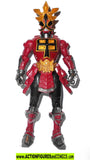 Power Rangers SHOGUN RANGER 4 inch red gold Samurai bandai