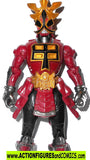 Power Rangers SHOGUN RANGER 4 inch red gold Samurai bandai