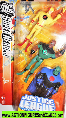 justice league unlimited ZOOM GREEN LANTERN martian manhunter 3 pack dc universe moc