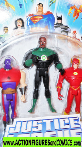 justice league unlimited ATOM SMASHER green lantern flash 3 pack dc universe moc