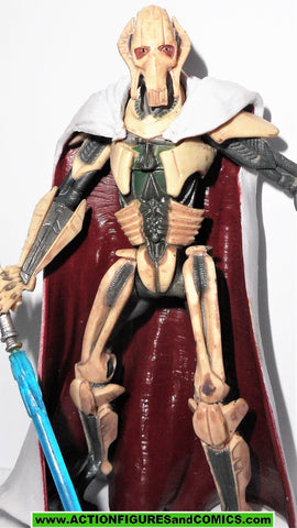 star wars action figures GENERAL GRIEVOUS revenge of the sith sneak preview rots