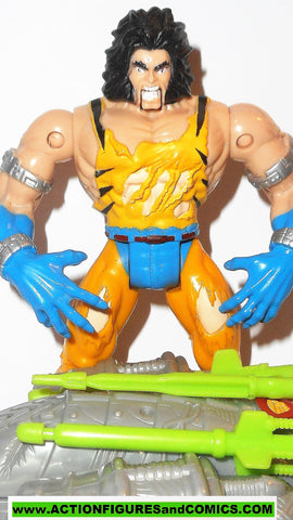 X-MEN X-Force toy biz WOLVERINE battle blasters YELLOW variant 1999 2000