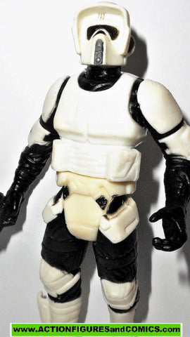 star wars action figures BIKER SCOUT trooper power of the jedi