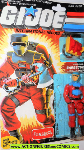 gi joe BARBECUE 1985 1999 funskool hasbro vintage g i moc