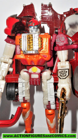 transformers RID SIDE BURN 2001 robots in disguise RED 2000
