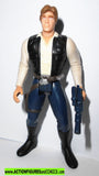 star wars action figures HAN SOLO blue gun jabba exclusive potf