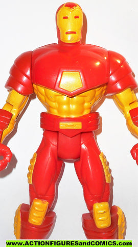 marvel universe toy biz IRON MAN 10 inch animated deluxe collectors
