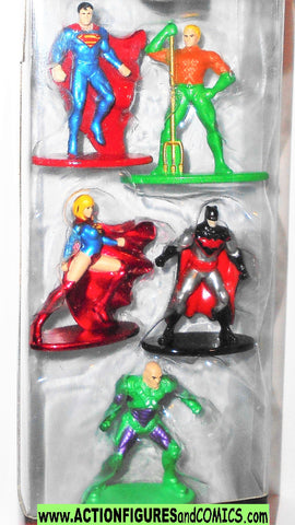 Nano Metalfigs DC 5 pack Superman batman supergirl luthor moc mib