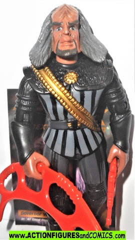 Star Trek WORF GOVERNOR All good things playmates toys action figures