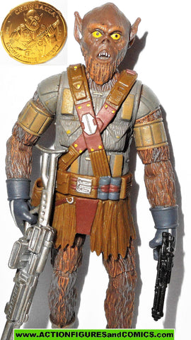 star wars action figures CHEWBACCA concept GOLD COIN 30th anniversary TAC 21