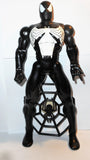 marvel universe toy biz SPIDER-MAN 10 inch Black symbiote suit deluxe
