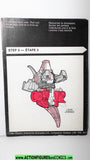 Transformers SLAG 1985 instruction booklet vintage triceratops bi-lingual g1 1