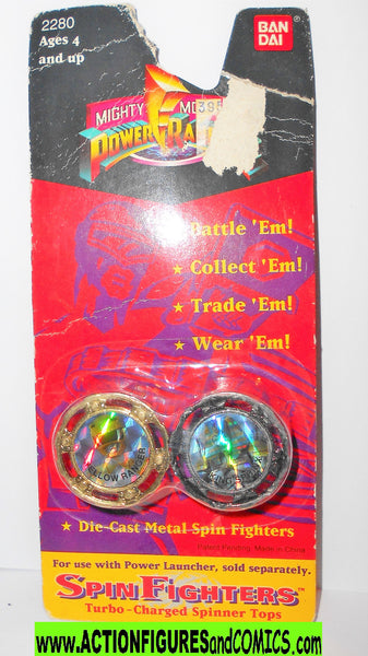 Power Rangers SPIN FIGHTERS yellow ranger king sphinx top moc ...