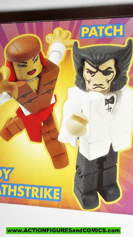 minimates PATCH vs LADY DEATHSTRIKE  2003 x-men mini mates action figure mib moc