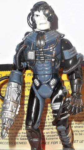 Star Trek BORG 1992 series 1 playmates toys action figures wcard