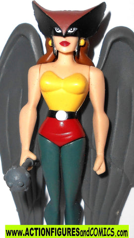 justice league unlimited HAWKGIRL w Mace 2003 2002 dc universe