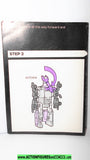 Transformers BOMBSHELL 1985 instructions booklet vintage g1 1