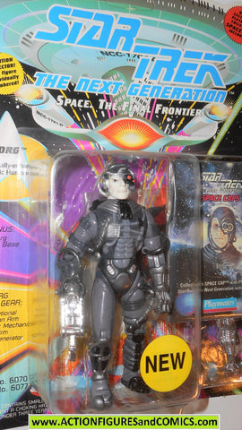Star Trek BORG space cap pog 1995 next generation playmates moc