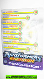 Transformers energon DEMOLISHER Trading card 2003 2004