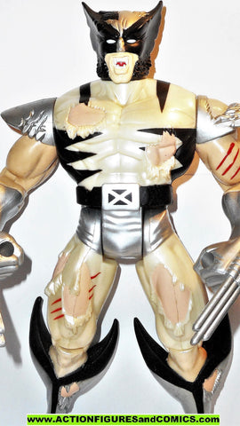 X-men X-force Toy Biz WOLVERINE 10 inch battle ravaged white
