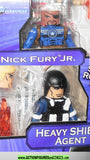 minimates NICK FURY Jr HEAVY SHIELD AGENT marvel series 2012 moc mib