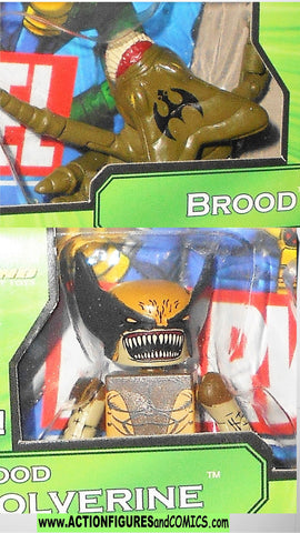 minimates WOLVERINE BROOD variant x-men marvel universe  moc mib