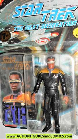 Star Trek GEORDI LAFORGE movie uniform 1994 playmates moc