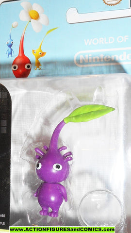 World of Nintendo PIKMIN PURPLE 2.5 inch 2015 jakks pacific moc